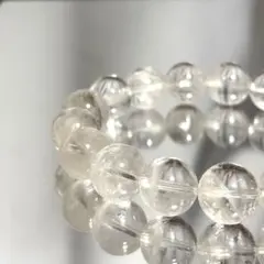 り*子様 水晶 ✧ 浄化・調和・心を整える　粒12mm 内径17cm 重量42g