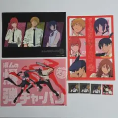 劇場版チェンソーマン　レゼ編×ラーメンまこと屋　クリアファイル3枚+シール4枚