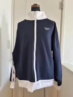 Reebok トラックジャケット ネイビー ホワイト L