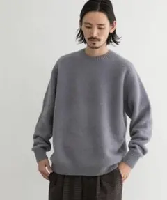 【Lサイズ美品】Urban Research スーリーアルパカクルーネックニット