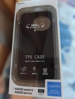 【新品、未使用】AQUOS sense10、sense9 TPU CASE 黒