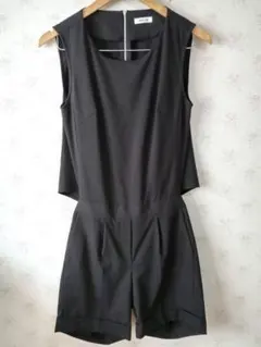 ☆FRAY I.D ノースリーブ ショートパンツコンビネゾン 黒S☆のサムネイル