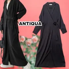ANTIQUA アンティカパターントルソ カシュクール ロングワンピース マキシ