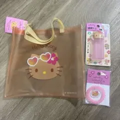 ハローキティ 日焼けキティ バッグ 小物入れ ヘアゴム
