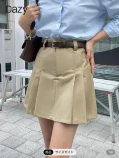 SHEIN DASY 無地 プリーツスカート ミニスカート