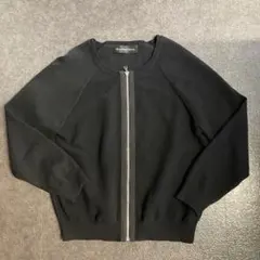 Green Label Relaxing ジップアップニット ブラックのサムネイル