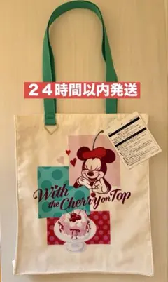 新作　新品タグ付き　トートバッグ　さくらんぼ　ミニー　チェリー　ディズニー