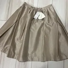 値下げ【新品】31 Sons de mode スカート ベージュ ゴールド M