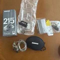 SHURE SE215 高遮音性イヤホン クリアのサムネイル