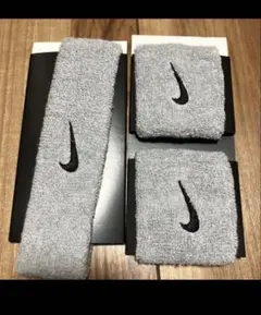 NIKE ヘッドバンド リストバンド セット グレー