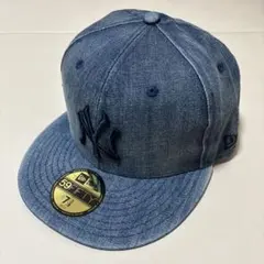 新品未使用タグ付き New Era 59FIFTY デニムキャップ 7 3/8
