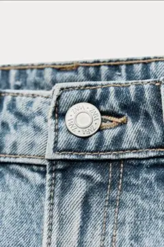 ZARA TRF MOM FIT デニムショートパンツ EU 36