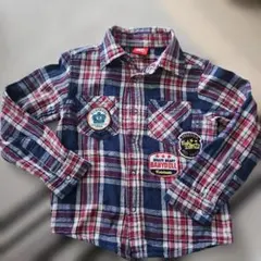 BABYDOLL チェック柄長袖シャツ