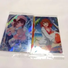 学マス　学園アイドルマスター　ウエハース2　花海佑芽　R　Nセミブルー　WNWW