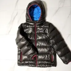 専用！patagonia キッズ ダウンジャケット 黒/青 130 S ブラック