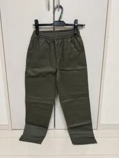 オリーブ色 140サイズ ロングパンツ