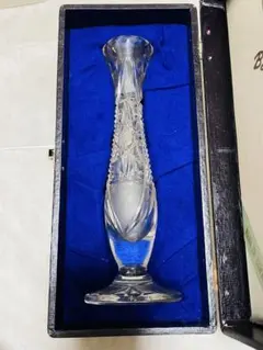 Bohemia Glass ボヘミアガラス 花瓶 チェコスロバキア製