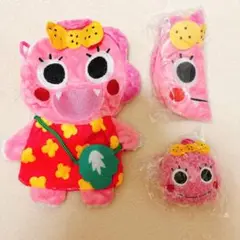 ガンコちゃん　ガチャ　ぬいぐるみポシェット　ぬいぐるみポーチ　ぬいぐるみバッジ