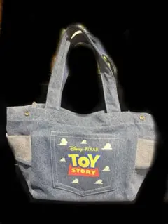 美品！RODEO CROWNS トイ・ストーリー デニムトートバッグのサムネイル