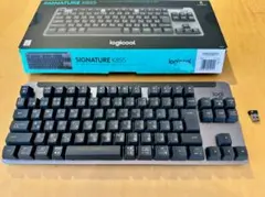 ロジSIGNATURE K855GR ワイヤレスメカニカルキーボード（元箱あり）