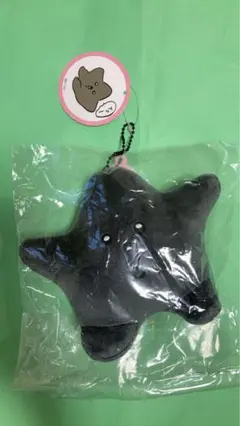 ちいかわ　黒い星　マスコット　ぬいぐるみ　　黒い流れ星　ナガノ ナガノキャラクターズ ぽてたまぬいぐるみ（黒い流れ星