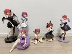 五等分の花嫁 中野二乃 プライズ 市販品 フィギュア 7体セット