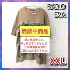 RADIO EVA Tシャツ XXL エヴァンゲリオン　バンダナ　ペイズリー柄