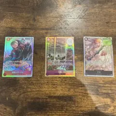 ワンピースカード SR 3点