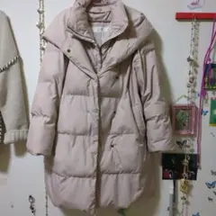 cepo/セポ2way フード付きベージュダウンジャケット