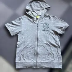 adidas 半袖パーカー グレー Lサイズのサムネイル