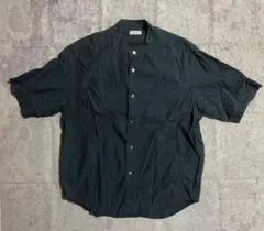 定価1.5万 BEAUTY&YOUTH コットンオーガンジーバンドカラーシャツ 