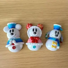 ディズニー クリスマス 雪だるま スノースノー マグネット 35周年 ミッキー