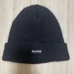正規品 Supreme ニット帽 ビーニー モヘア ブラック 黒 野村周平着用