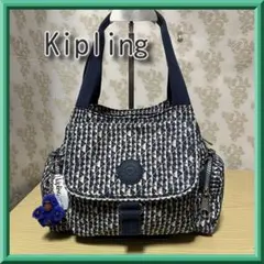 本日限定特価☆新品タグ付チャームWADE付きKipling収納抜群2WAYバッグ