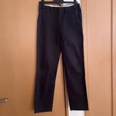 GU 黒 チノパン 後ろポケット付き