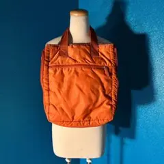 OLD UNIQLO 90s ナイロン トートバッグ オレンジ