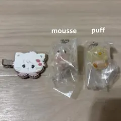 mikko characters めじるしアクセサリー2 フロッキーヘアクリップ