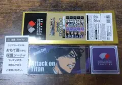 進撃の巨人　チケット風カード　ハンジ