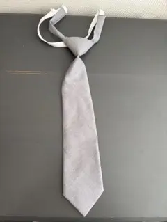 調整可能 グレー ネクタイ 約26.5cm