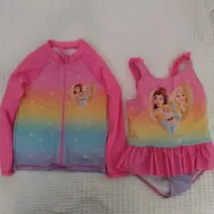 プリンセス水着セット（ラッシュガード付き）