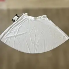 【新品】バレエスカート　ホワイト　ウエストゴム