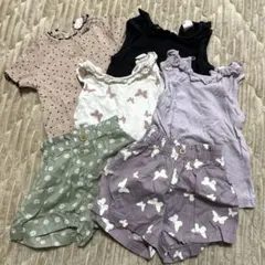 Ｈ＆Ｍ　80㎝女の子　6点セットのサムネイル