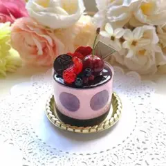 ☆ダークチェリームース☆フェイクスイーツ 食品サンプル