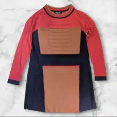 HIROKO BIS 長袖ニットチュニック　AB147