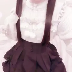 リズリサ モヘアタッチポンポンニットトップス ピンク