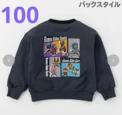 【新品】仮面ライダーゼッツ☆歴代ライダー バックプリント トレーナー １００