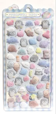 早い者勝ち‼️ふわふわドロップシール うみうみふわふわ クーリア 正規品 匿名配送
