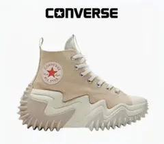 CONVERSE ベージュ 23.cm 韓国　ランスターモーション