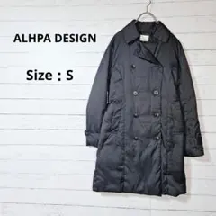 【美品】アルファキュービック　ロングダウンジャケット　防寒　冬物　M　ベルト付きのサムネイル
