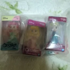 Qposket ディズニーキャラクター 3体セット